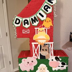 Piñatas Sonic Winnie Strawberry Farm Granja Minnie Mickey Rosita Fresita Up Cajitas Dulces Toy Story Luna Gabby Doll House Mario Bross Dinosaurios 