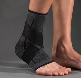 2 ankle braces with straps.