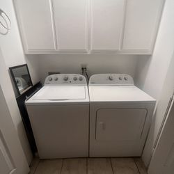 1 1/2 y/o whirlpool washer and dryer set 