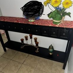 Entryway slim console