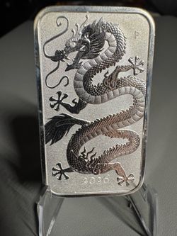 2026 Australia Dragon 1 oz .9999 Silver Bar