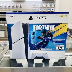 PlayStation 5 slim disc Fortnite skin bundle