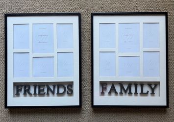 Black wall picture frames