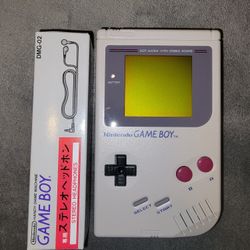 Nintendo Gameboy DMG And Original Headset (from Japan) 