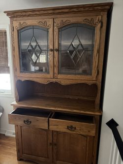 Solid Oak Cabinet