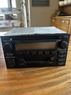 Toyota Tundra CD & Cassette Player AM FM Radio 86120-0C030 OEM