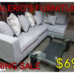 Brand New Grey Sectional 