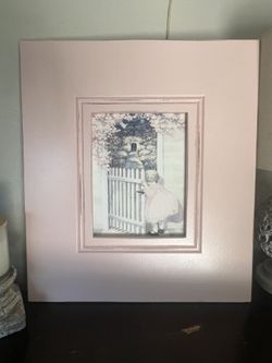 A Beautiful Picture Frame For A Nursery /Girl Room 