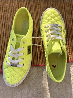 Yellow Neon GUESS Casual Shoe