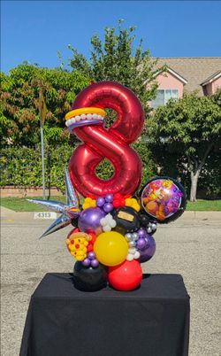 Five Nights at Freddy's balloon bouquet