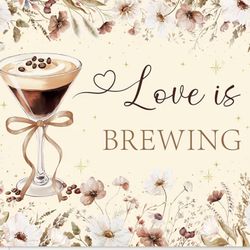Love is Brewing backdrop