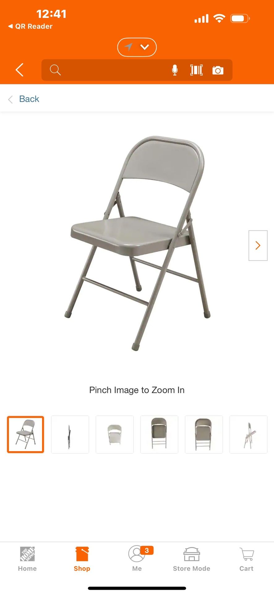 Folding Chair Adults Metal