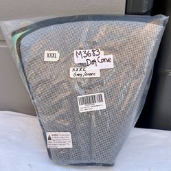 Mesh Dog cone Size: XXXL Grey/Green (reversible)
