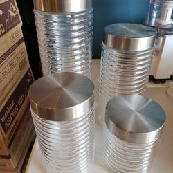 Glass Storage Containers W/lids