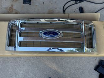 2008-2010 Ford F250 F350 F450 F550 Super Duty Chrome Grille