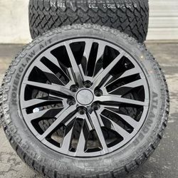 22" Wheels Rims Tires Chevy Silverado Tahoe GMC Sierra Yukon Cadillac