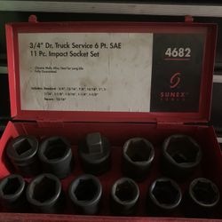 3/4 Impact Socket Set