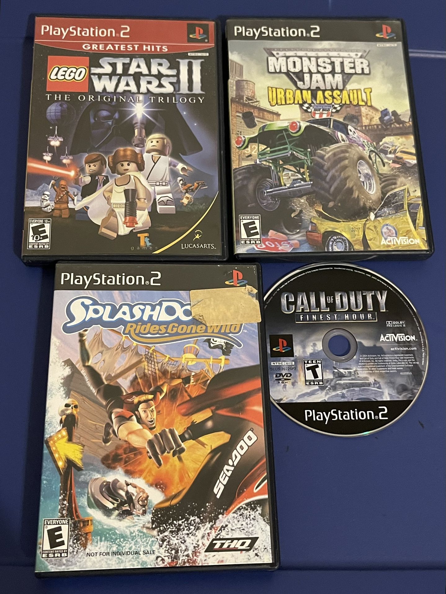 PS2 Games $5 Each