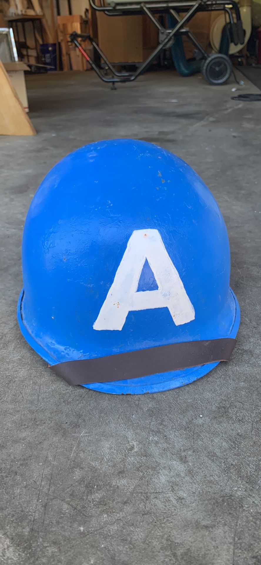 Captain America Marvel First Avenger WWII M1 Helmet
