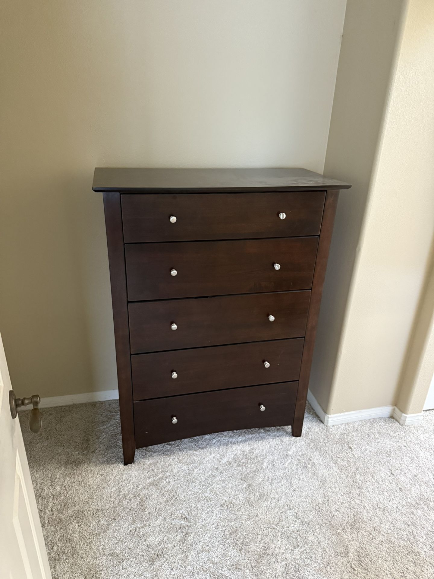 5-Drawer Wood Dresser – $100 OBO