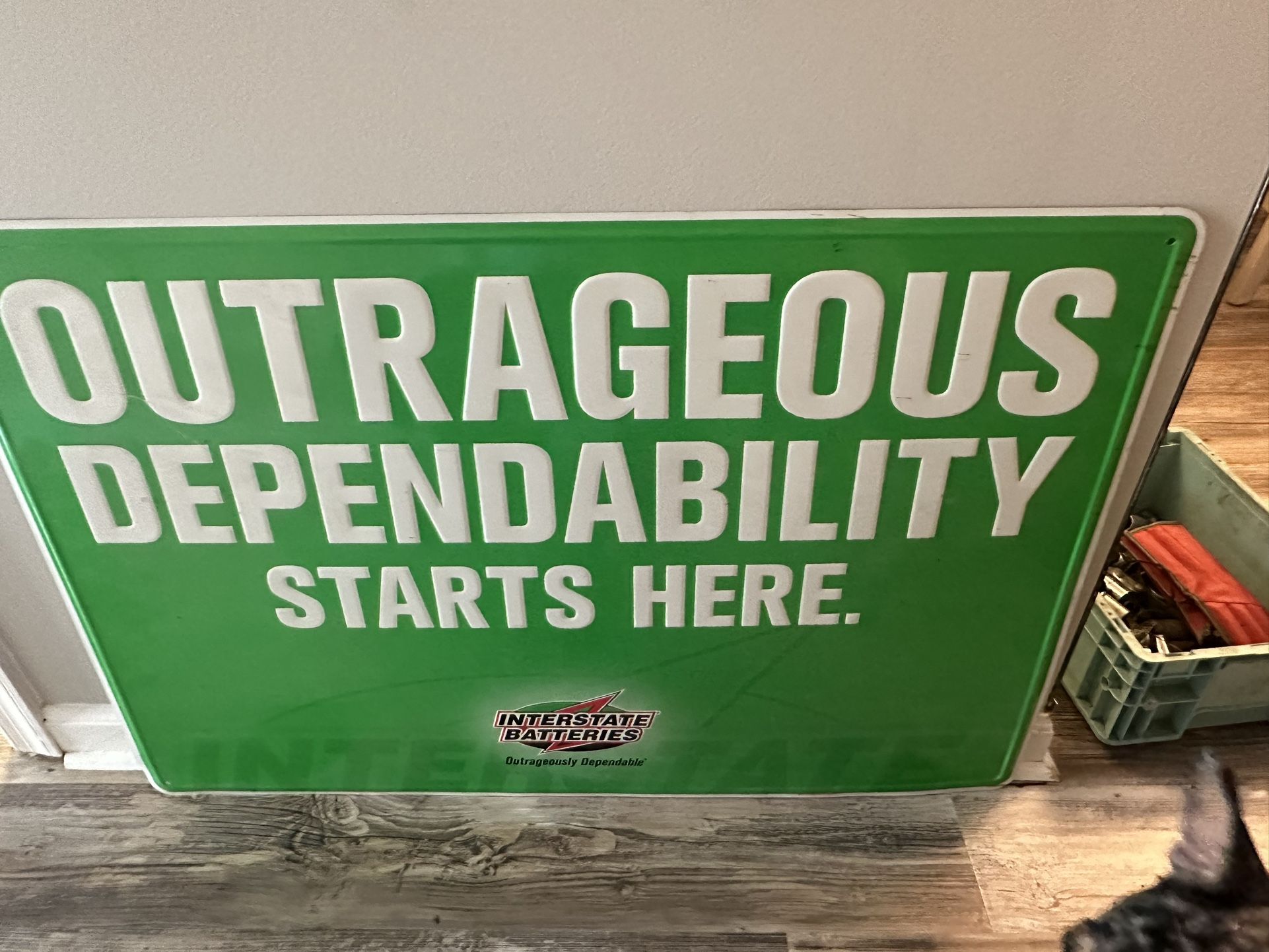 Interstate Battery Sign 
