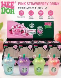 Starbucks Needoh Glitter Squishy