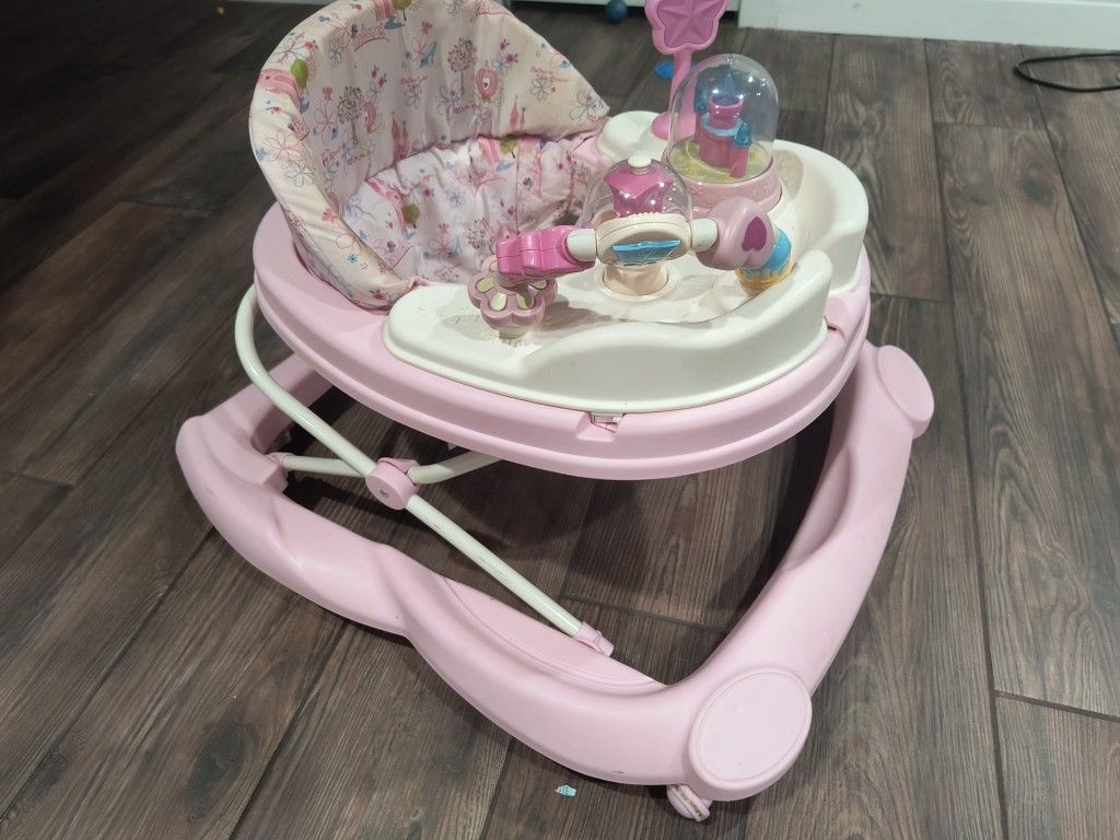 Disney Pink Baby Walker