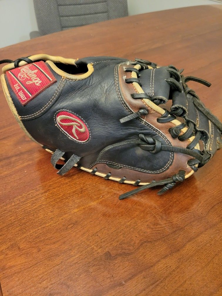 RAWLINGS FULL LEATHER ADULT CATCHER'S GLOVE