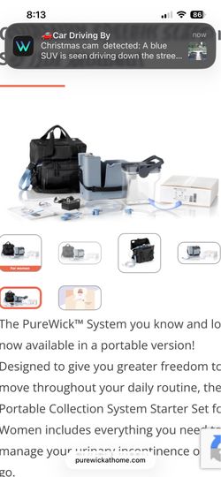 Unused purewick system