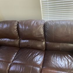 Leather Sofa 