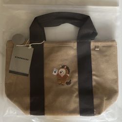 NWT Taiwan-Exclusive Starbucks Year Of The Horse Mini Canvas Tote