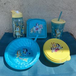 Bluey And Bingo Lunch Box Set Of 5.
