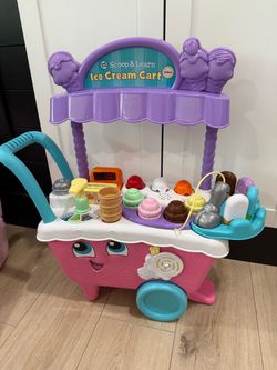 Leap frog ice cream cart