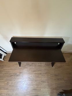 Black desk