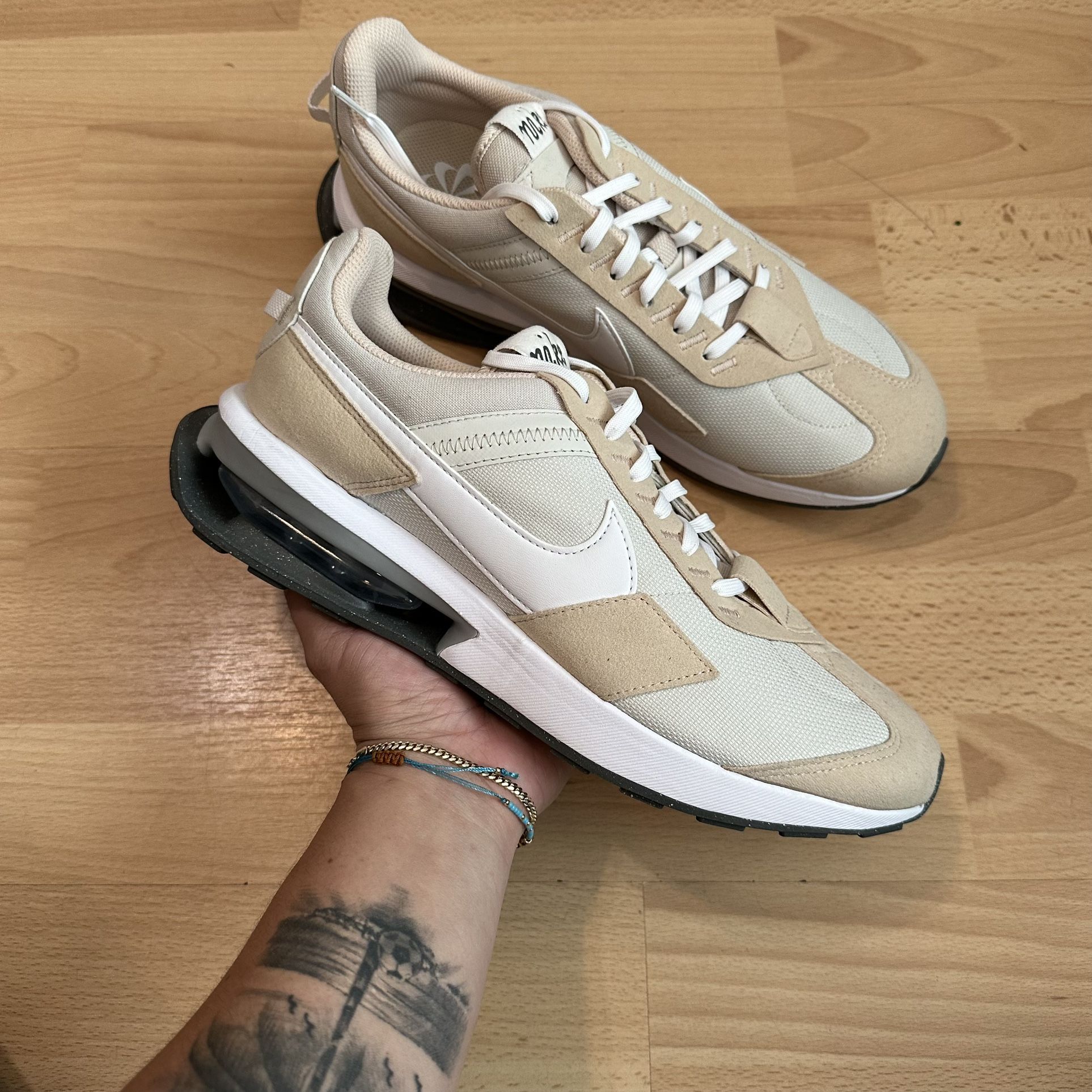 New!! Nike Air Max Pre Day Phantom Summit White Sneakers