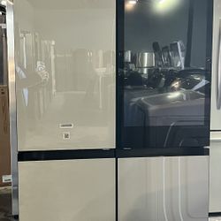 Samsung Bespoke 36 Inch Wide 28.6 Cu. Ft. Energy Star Certified Four Door, French Door Refrigerator with FlexZone and Adjustable Shelves