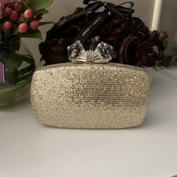Gold Clutch Bag 