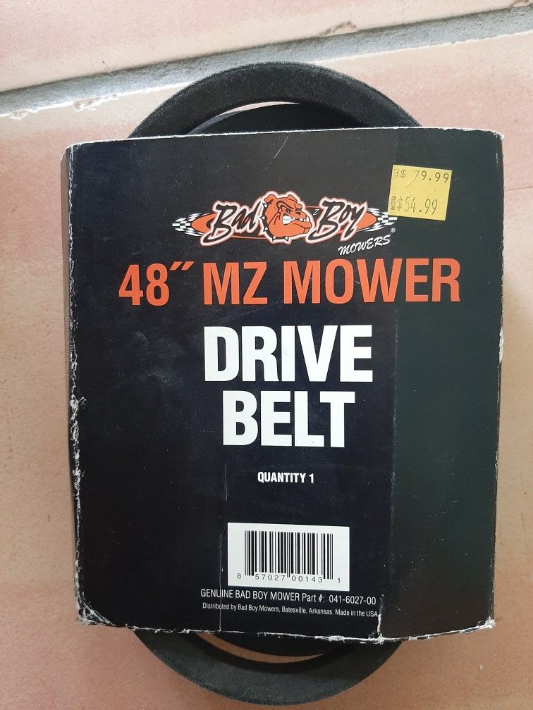 Bad Boy Mower 48 Inch MZ Mower Drive Belt