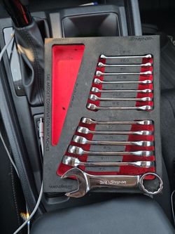 13 pc 12-Point SAE Flank Drive® Midget Combination Wrench Set with PRO-FI™ Organization (3/16-3/4") (Red)