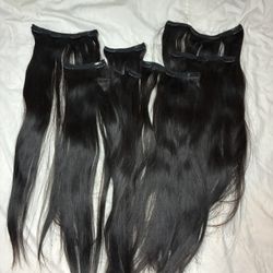 22in bellami human hair clip in extensions 