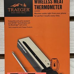 Traeger Wireless Meat Thermometer WiFi Compatible Grill New 