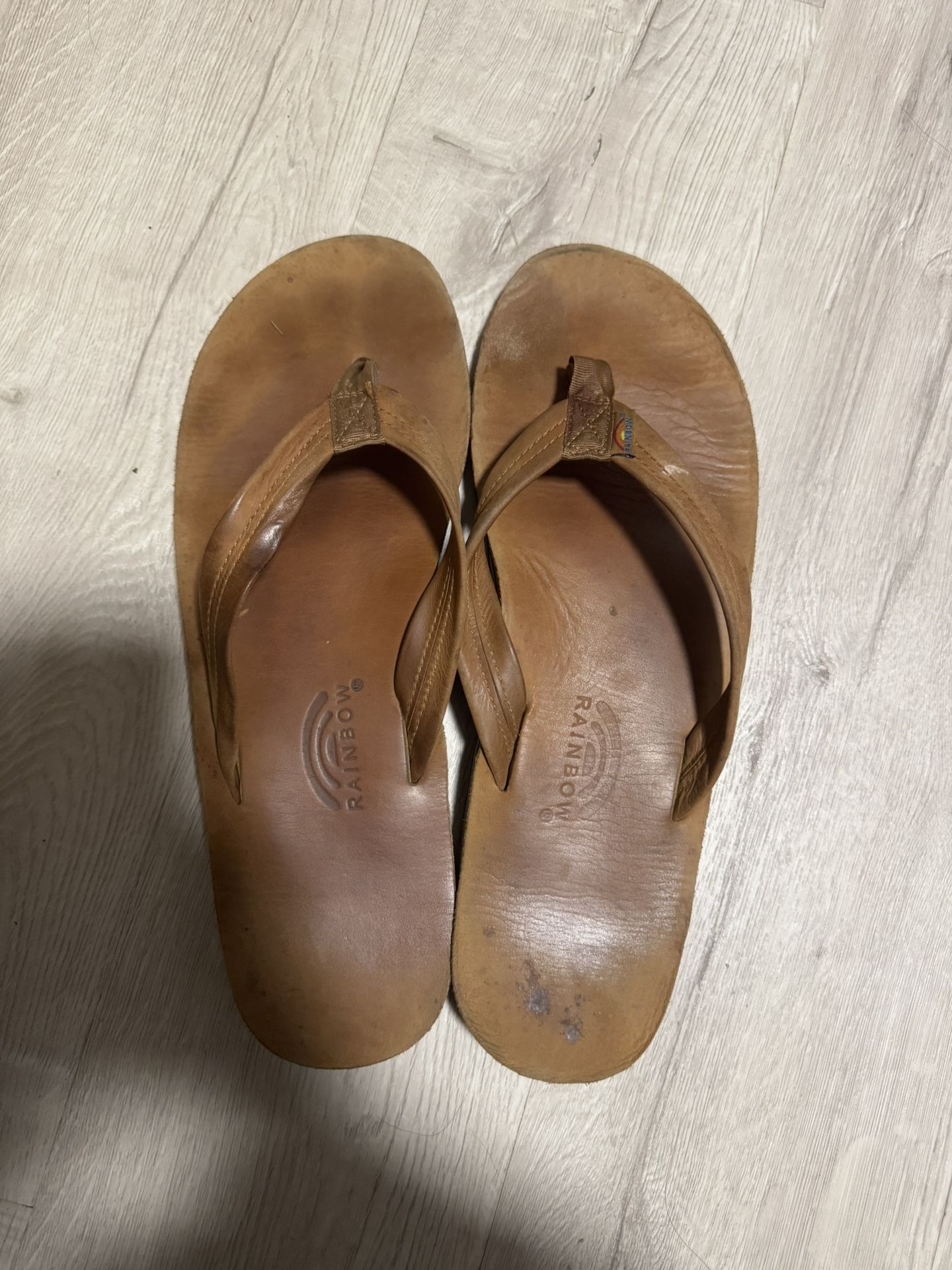 Rainbow Men's Double Layer Arch Support Premier Leather with a 1" Strap Sandals