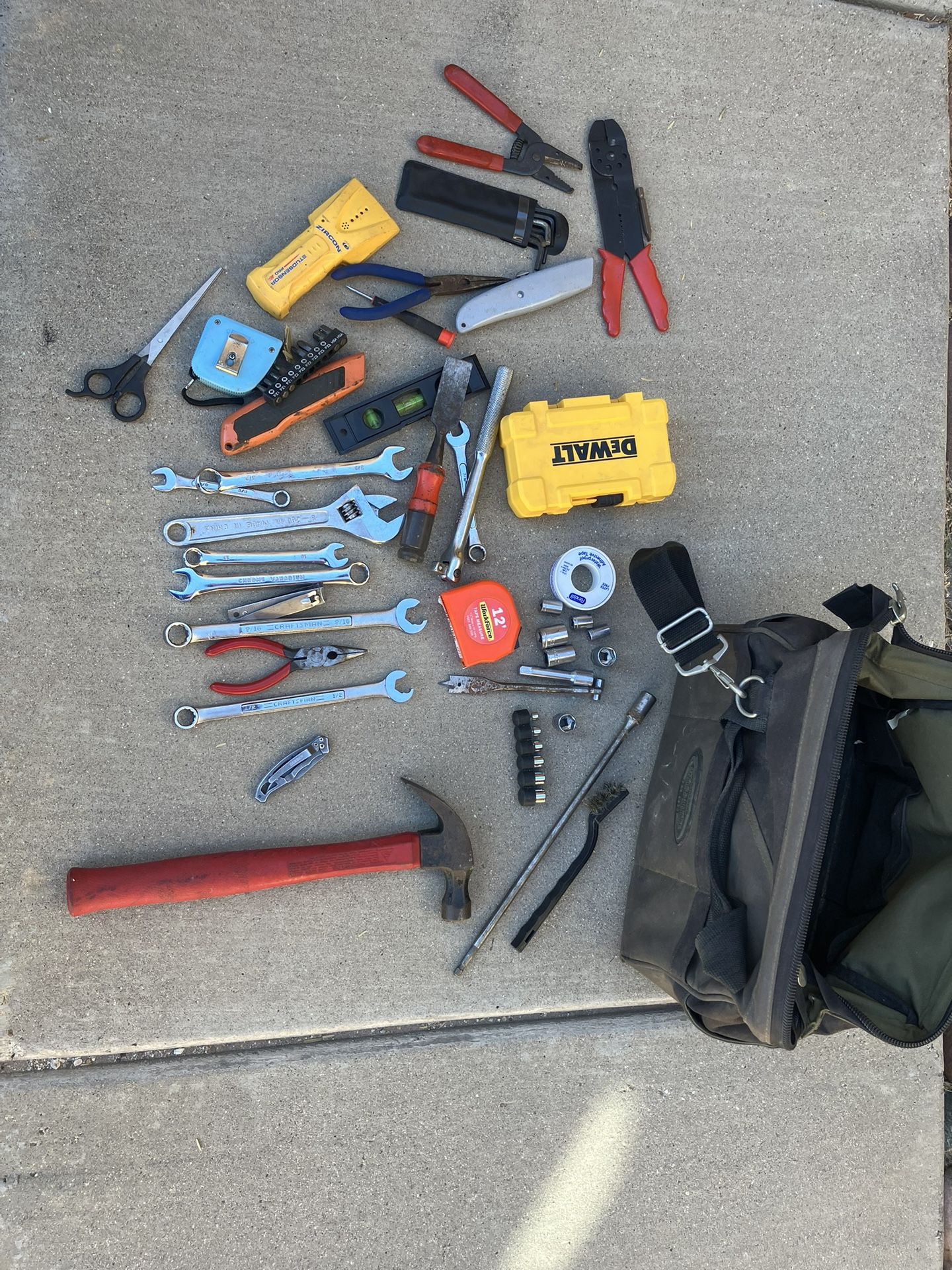 Misc Hand Tools & Bag