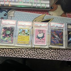 Pokémon mixed card slab lot(6)