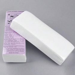 100pcs Unisex Depilation Wax Paper Strips,