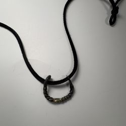 Ring Holder Pendant, Handmade RWM Forge