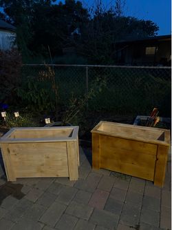 Handcrafted Cedar Wooden Planter Boxes
