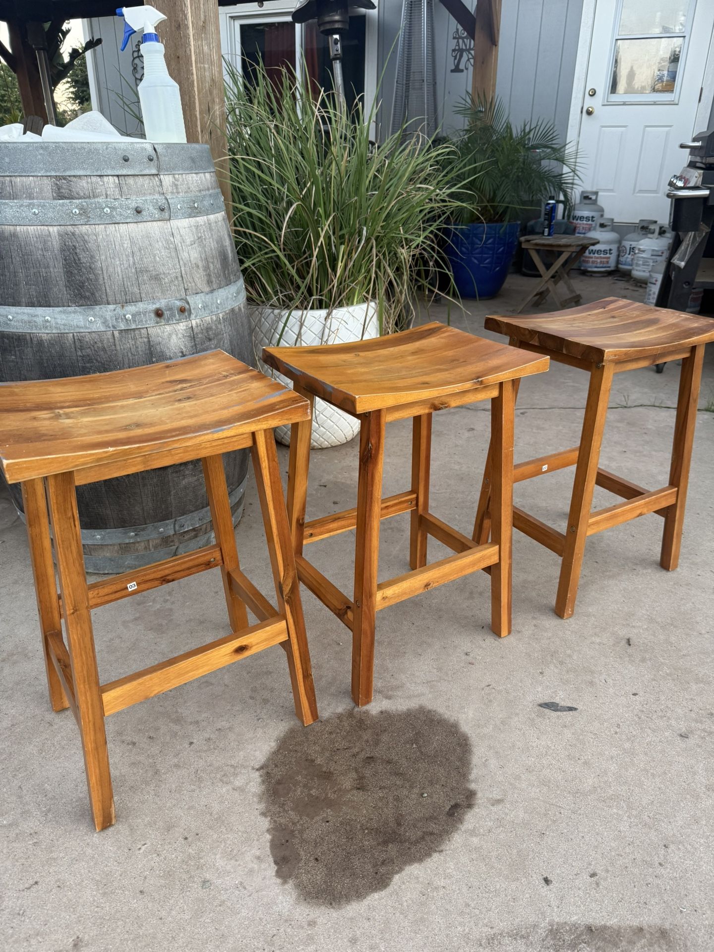 Wooden Stools 