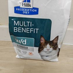 Hill’s Multi‑Benefit Cat Food – 4 lb Bag,
Opened but Unused