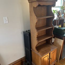 Beautiful Display Shelf With Bottom Cabinet 
